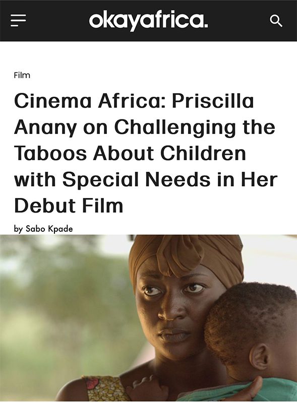 Film article on OkayAfrica website