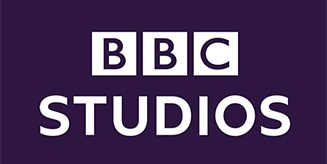 BBC Studios logo on purple background
